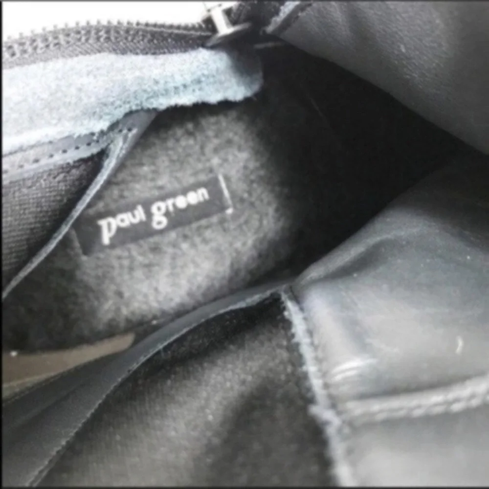 Paul Green women’s Black suede boots Size 4.5 UK 7US